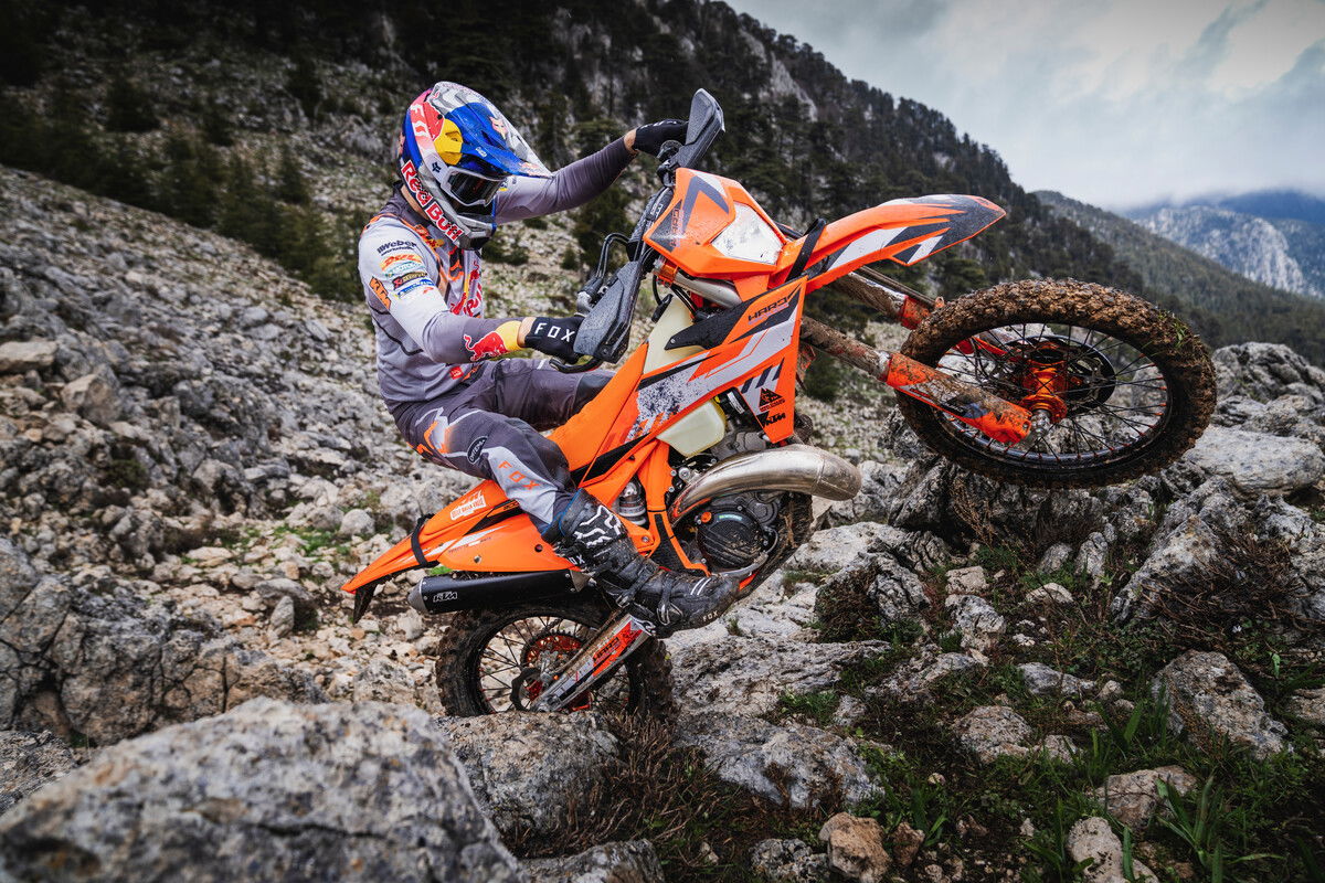 Mani Lettenbichler on 2024 KTM 300 EXC Hardenduro